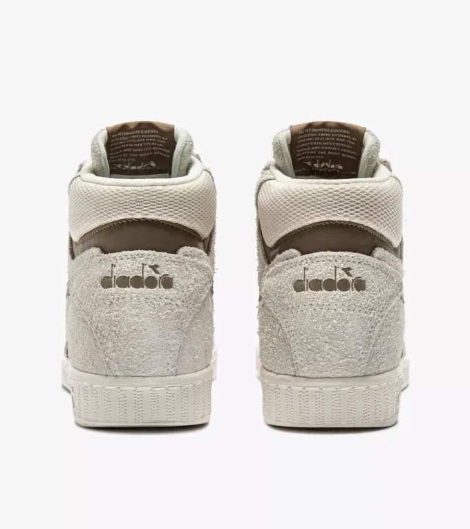 Game High Suede Waxed Adidași retro de tenis cu talpă înaltă