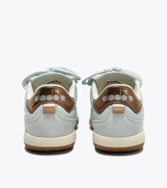 Gold Indoor Metal Adidași din piele în stil terrace