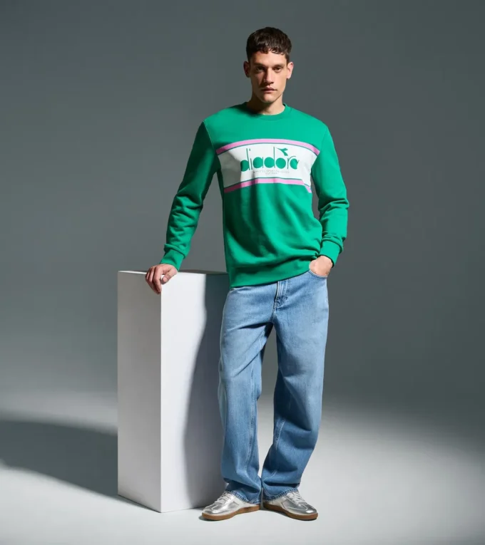 Hanorac Crew Logo Hanorac din bumbac