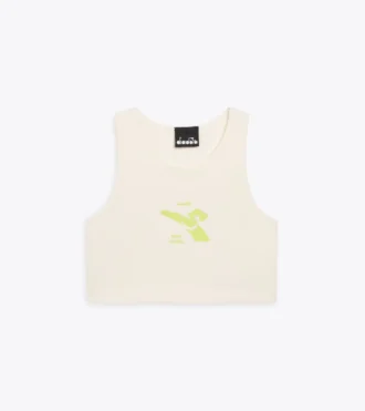 Jg. Crop Top Smile Logo T-shirt cropped logo – Fete