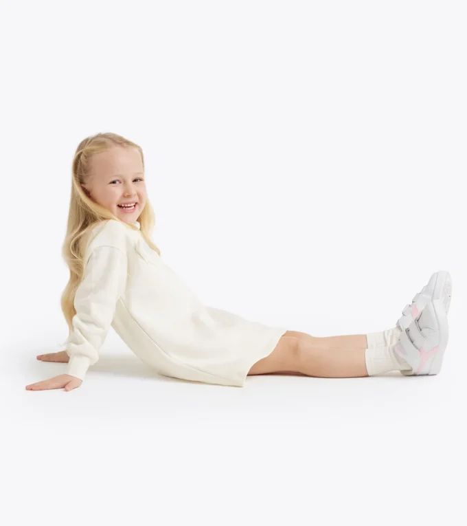 Jg. Dress Rhinestone Td Rochie căptușită cu fleece – Fete