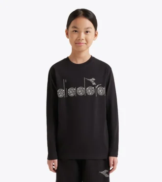 Jg. T-Shirt Ls Rhinestone Tricou cu mâneci lungi – Fete