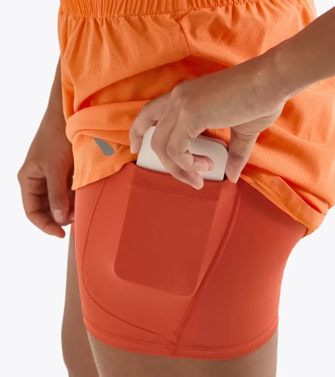 L. Shorts 2In1 5 Run Crew Pantaloni scurți de alergare 2 în 1 – Antrenament