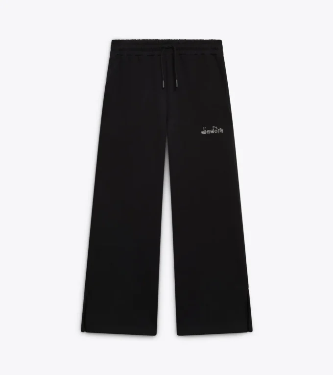 Pantaloni evazați Pantaloni evazați cu strasuri – Fete