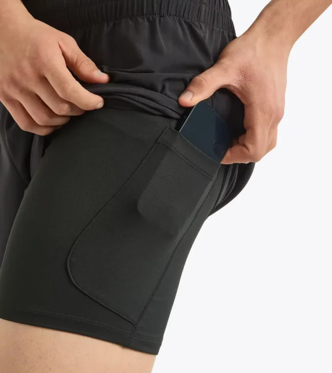 Pantaloni scurți 2In1 5” Run Crew Pantaloni scurți de alergare 2 în 1 – Antrenament