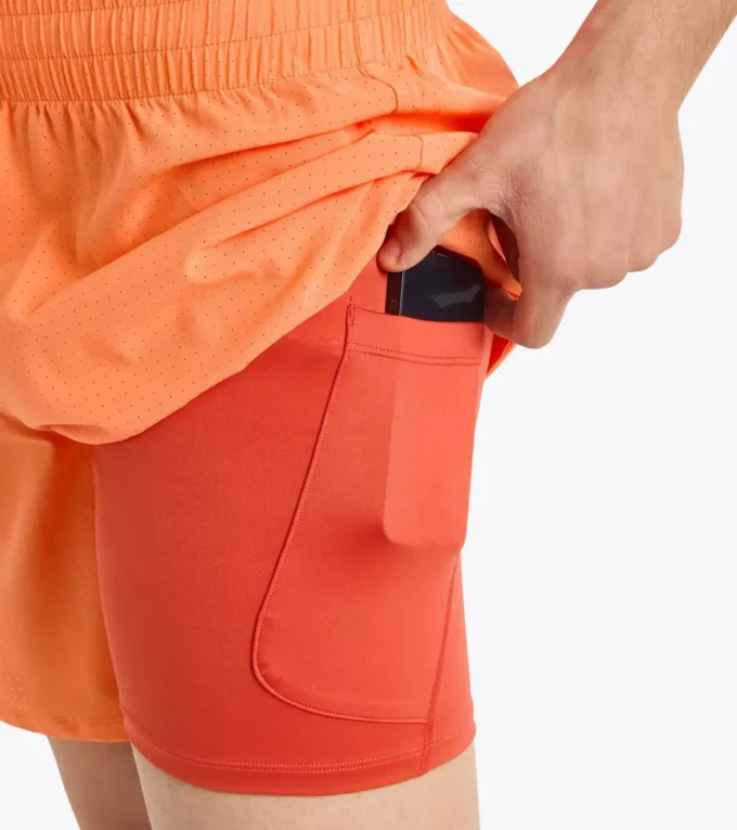 Pantaloni scurți 2In1 5” Run Crew Pantaloni scurți de alergare 2 în 1 – Antrenament